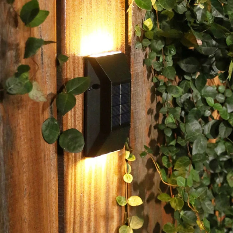 2 Mini lámpara solar recargable para pared - Metacompras