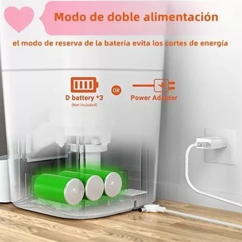 Alimentador Automático De 4l P/perros Y Gatos Con Wifi App - Metacompras