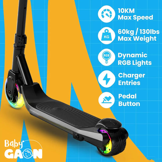 Scooter Infantil Eléctrico Plegable y Recargable para Diversión sin Límites