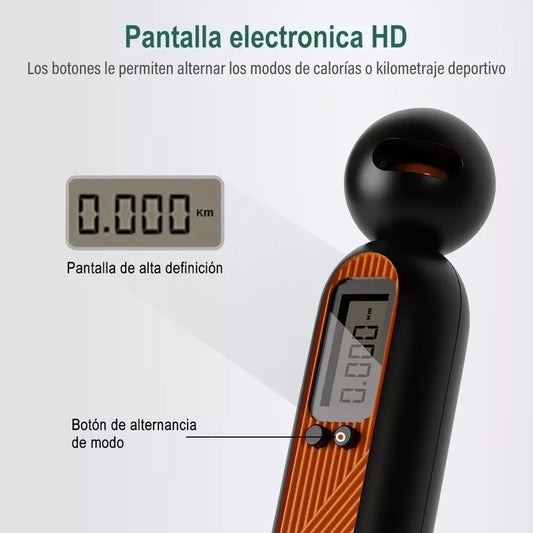 Cuerda Para Saltar Con Contador Y Cálculo Ajustable 2 En 1 - Metacompras