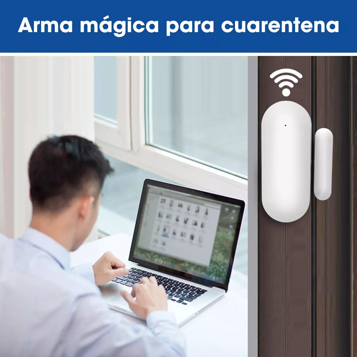 Sensor Inteligente Wifi Con Alarma De Seguridad Para Puertas - Metacompras