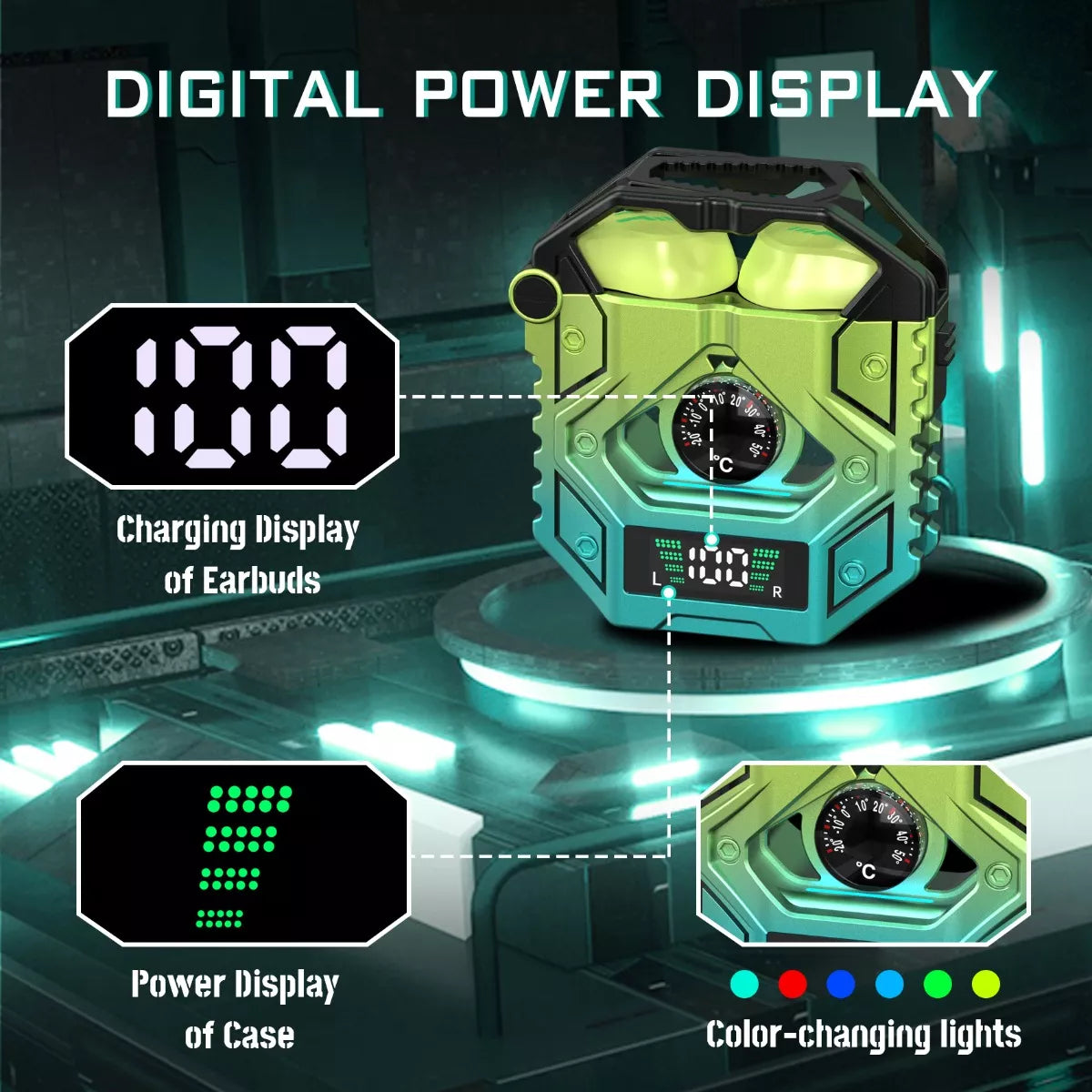 Audífonos Intraurales Occiam H9 Inalámbricos Gamer Con Bt5.3 - Metacompras