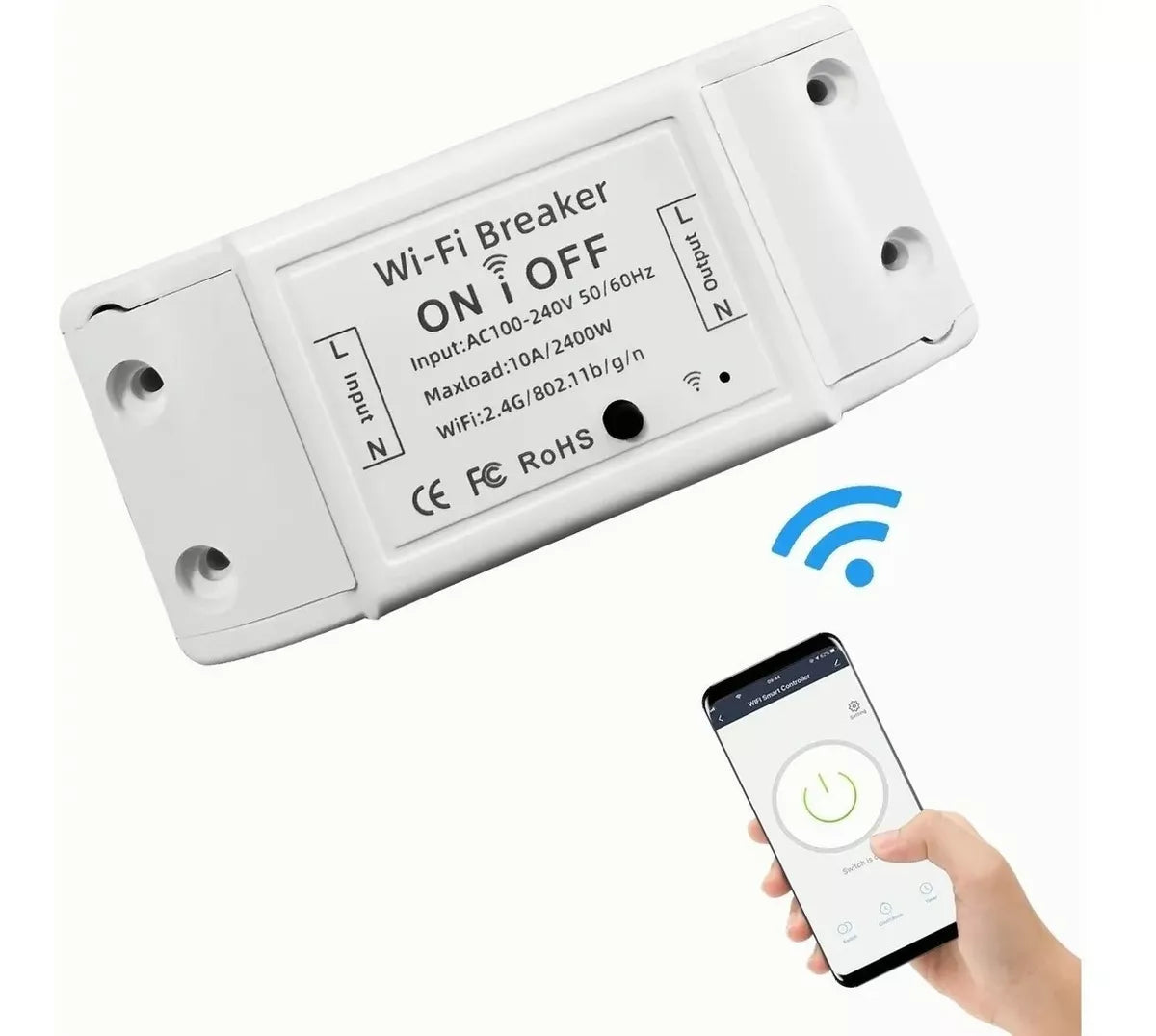 Interruptor inteligente Tuya Wifi Smart Switch Temporizador De Control De  Dos Vías Funciona Con Life APP Alexa Google Home Yandex