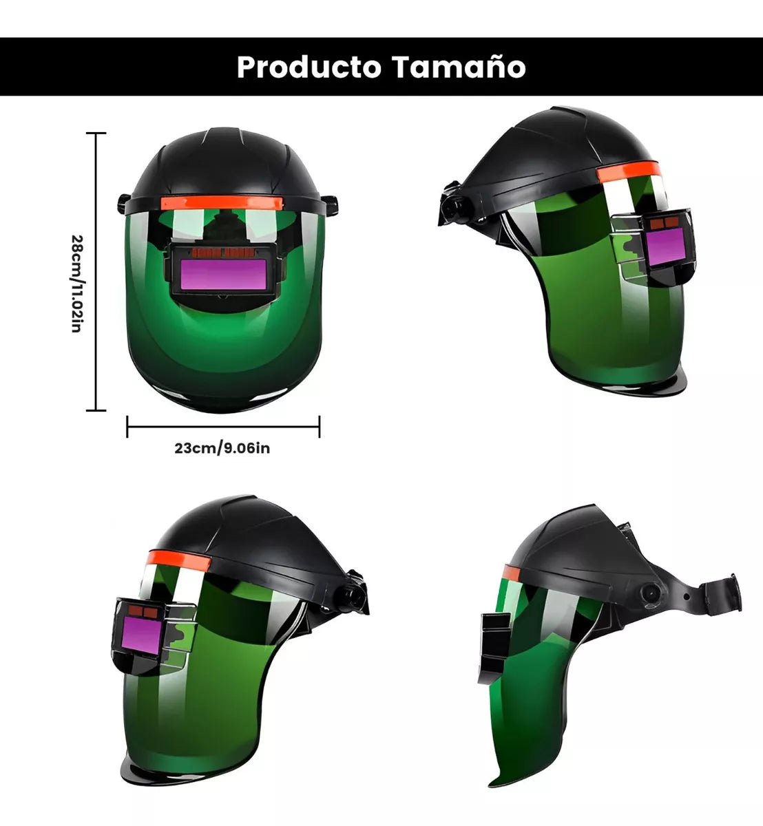 Careta Para Soldar Con Oscurecimiento Automático, Pantalla - Metacompras