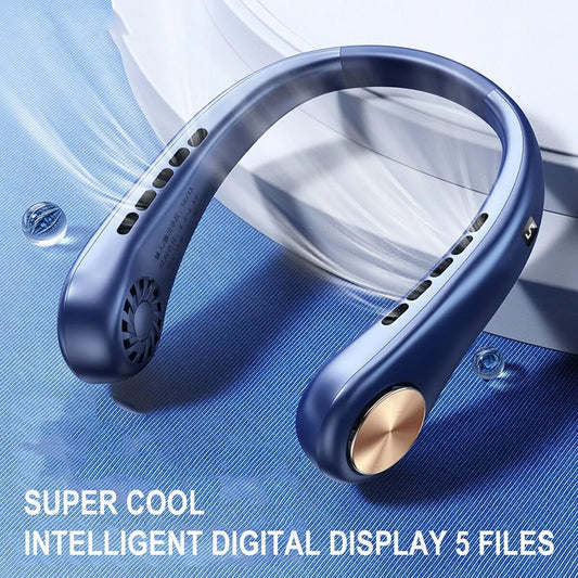 Ventilador Cuello Portátil Silencioso Usb Recargable Nuevo - Metacompras