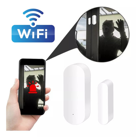 Sensor Inteligente Wifi Con Alarma De Seguridad Para Puertas - Metacompras