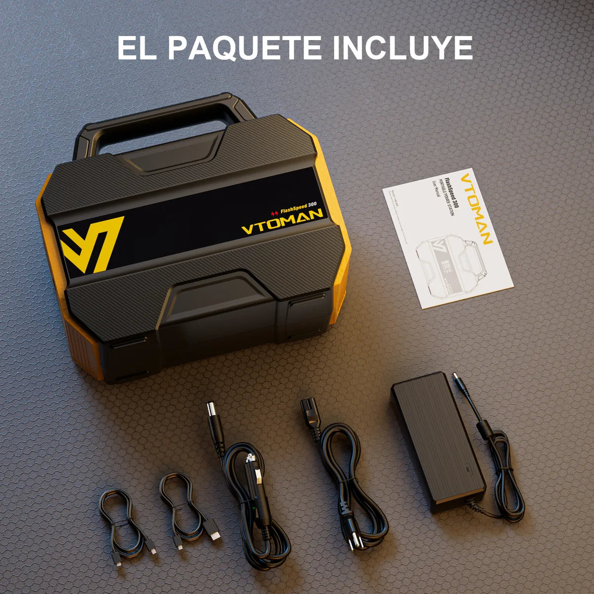 Vtoman Flashspeed 300 Generador Solar 230Wh/300W Portátil y Eficiente