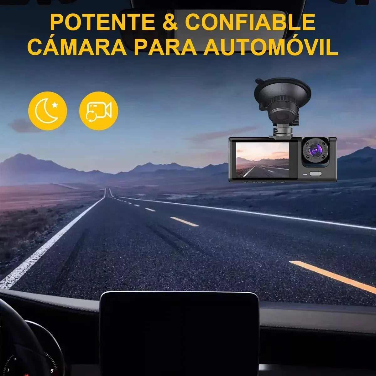 Grabadora de Conducción 1080p con Pantalla de 3.15" y Ángulo de 170°
