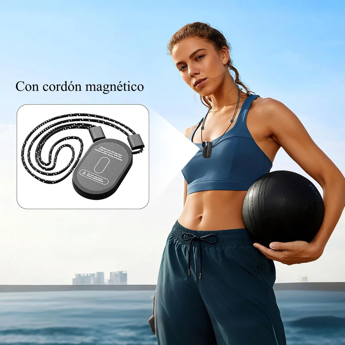 Cámara de Acción Mini Impermeable Wifi 1000mAh para Mascotas