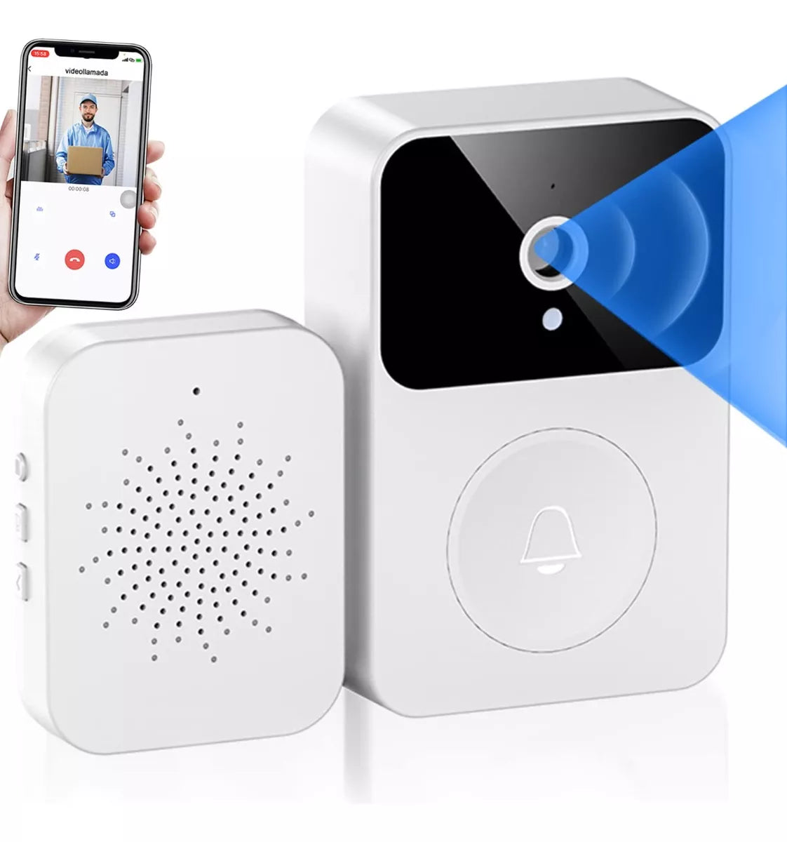 Smart Home Wifi Video Doorbell Con Detector De Movimiento M6 - Metacompras