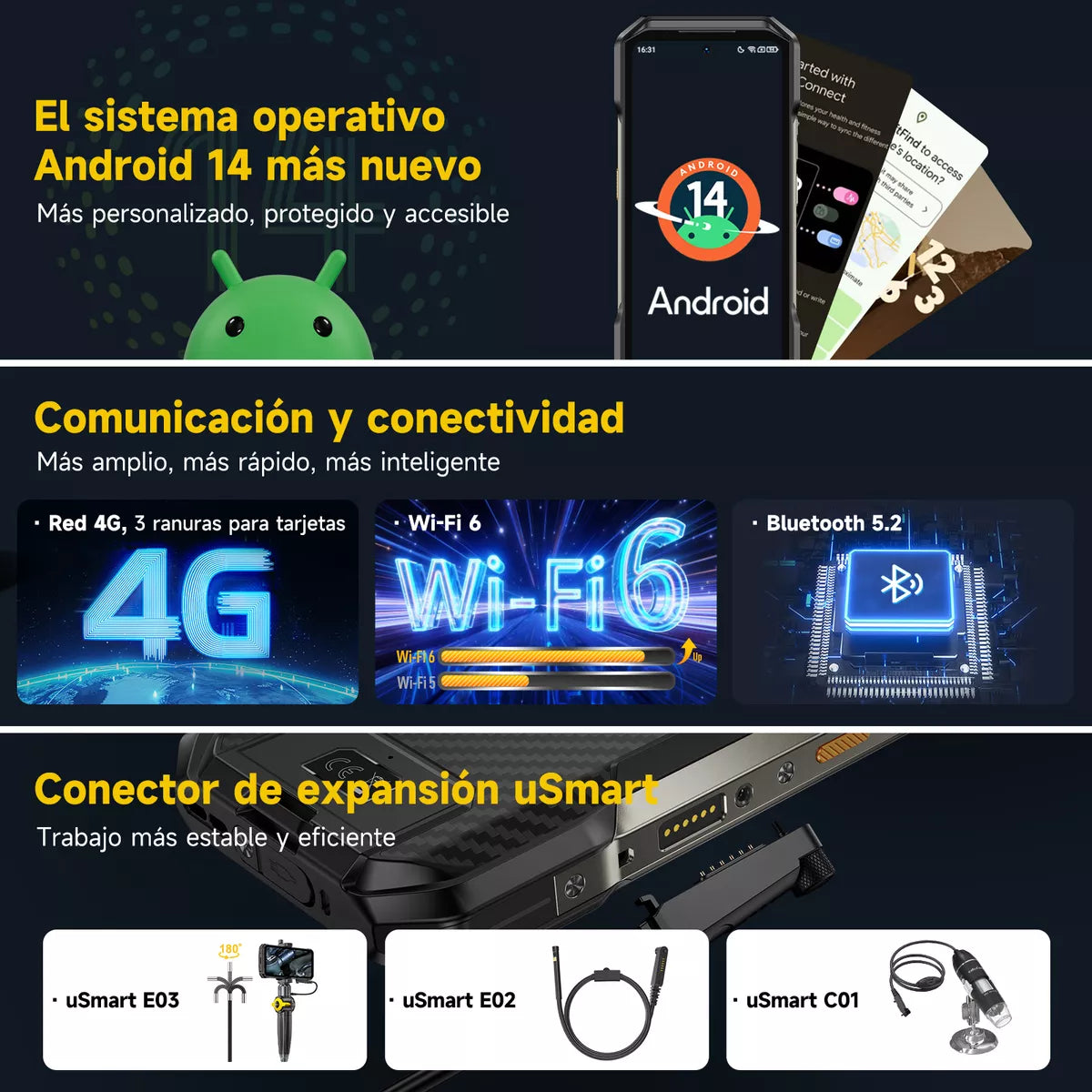 Celular Ulefone Armor 27T con Cámara Térmica FLIR y Carga Inalámbrica 30W