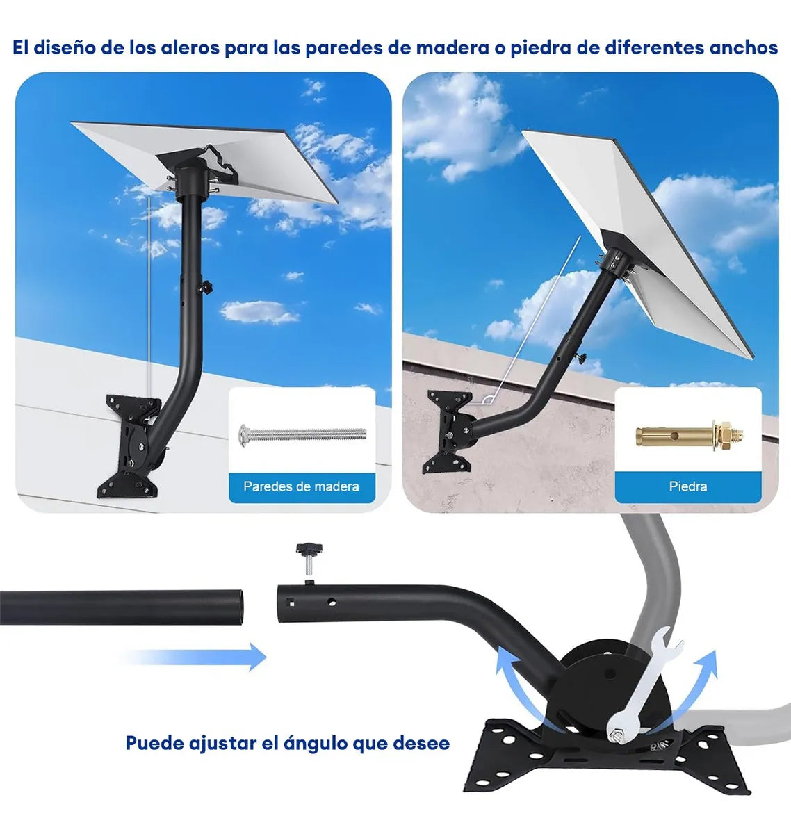 Kit Completo de Soporte Base para Antena Starlink Estandar V4