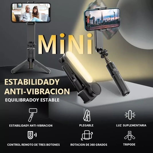 Estabilizador Gimbal Con Luz Led Remoto Para Celular - Metacompras