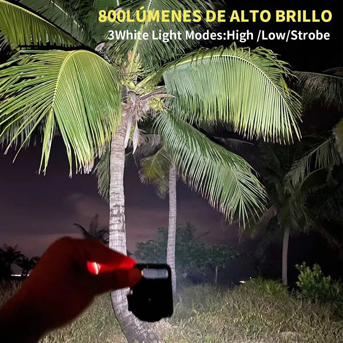 Mini Linterna De Trabajo Cob Portátil Y Multifuncional - Metacompras