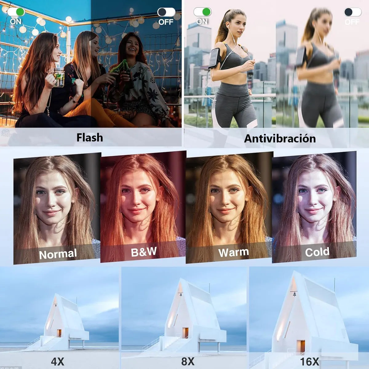 Cámara Digital Compacta 4K 48MP con Autofocus y Función Webcam