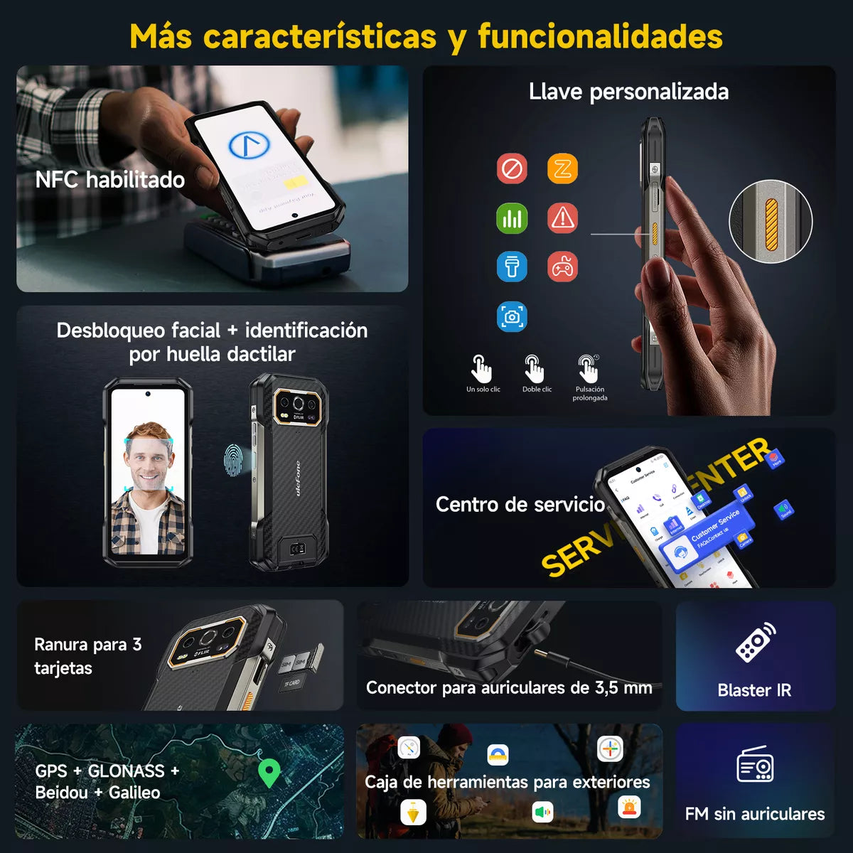 Celular Ulefone Armor 27T con Cámara Térmica FLIR y Carga Inalámbrica 30W