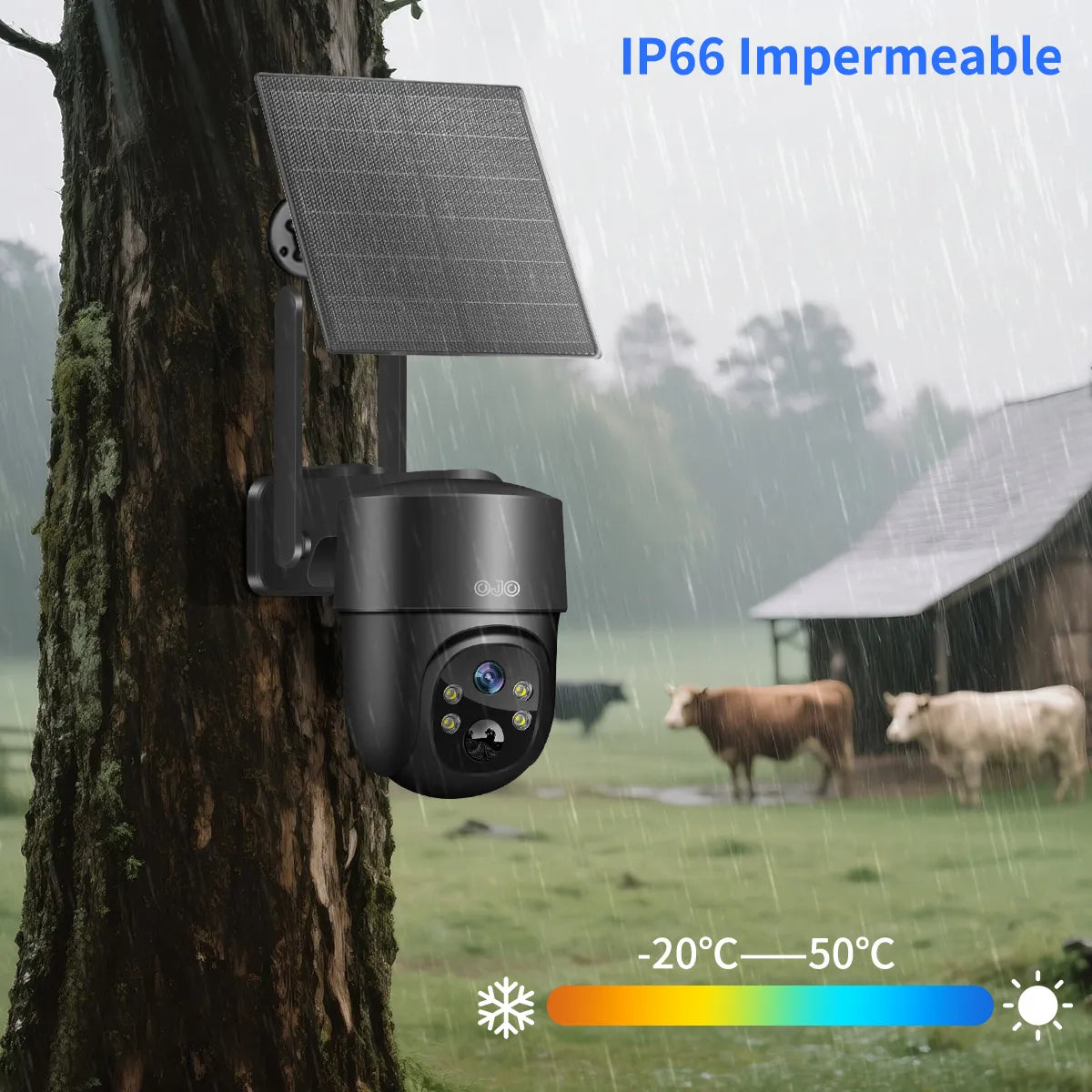 Cámara de Seguridad Exterior Solar 5MP con SIM 4G - Alta Definición y Conectividad