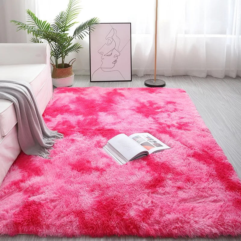 Alfombra Súper Suave De Piel Peluda Para Sala De Estar 160x2 - Metacompras
