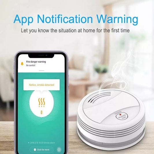 Detector De Humo Inteligente Smart Wifi Con Alexa/googlehome - Metacompras