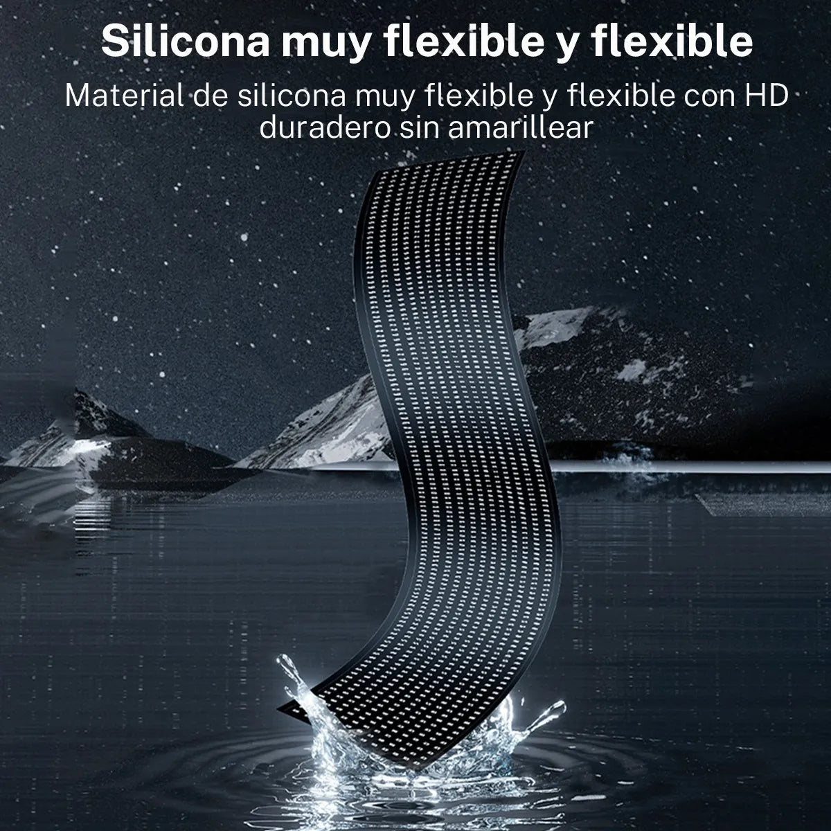 Pantalla Flexible Programable LED Devil Ojos 120x16.6cm para Publicidad