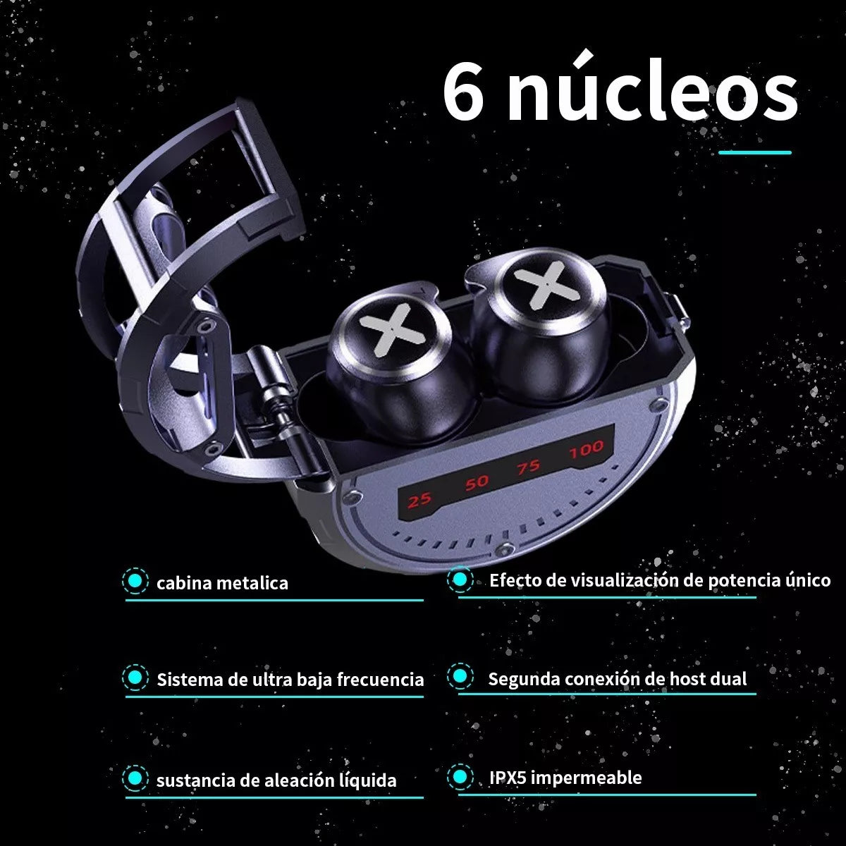 Audífonos Inalámbricos Bluetooth 5.3 Deportivos Gamer In Ear - Metacompras