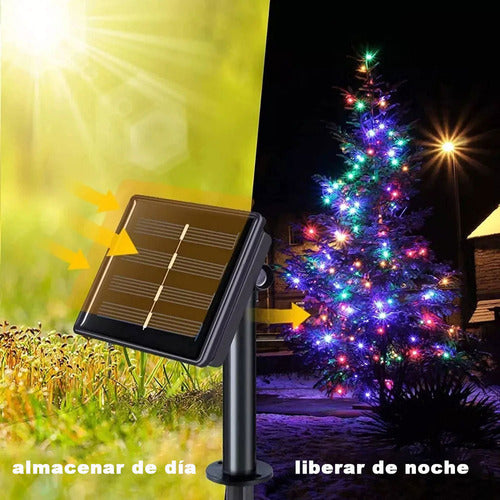 Paquete de 2 Series de Luces Solares LED de 32 metros – Iluminación Automática y Resistente al Agua - Metacompras