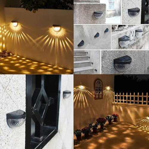 Paquete Especial 4 Lámparas LED Solares para Jardín – Luz Cálida y Eficiente