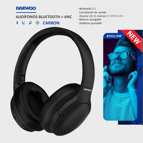 Audífonos Inalámbricos Daewoo con Cancelación de Ruido y Diadema Ajustable - Calidad de Sonido Superior