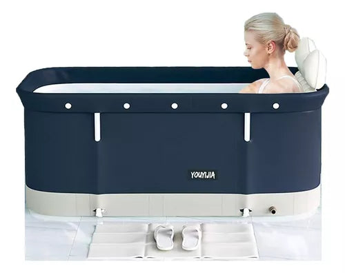 MKSY Bañera plegable, gran bañera portátil para adultos, independiente con  espuma térmica gruesa para mantener la temperatura para el hogar, baño, spa