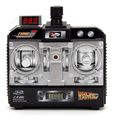 DeLorean DMC RC Volver al Futuro 1:16 con Luz y Control Remoto