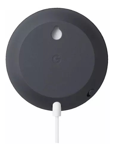 Google Nest Mini Nest Mini 2nd Gen con asistente virtual Google Assistant color charcoal 110V/220V