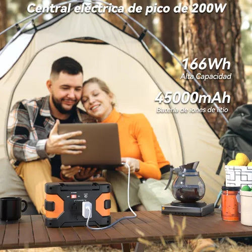 Generador Solar Eléctrico Portátil 150W - Energía Segura para Equipos en Cualquier Lugar