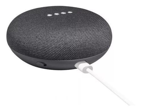 Google Nest Mini Nest Mini 2nd Gen con asistente virtual Google Assistant color charcoal 110V/220V