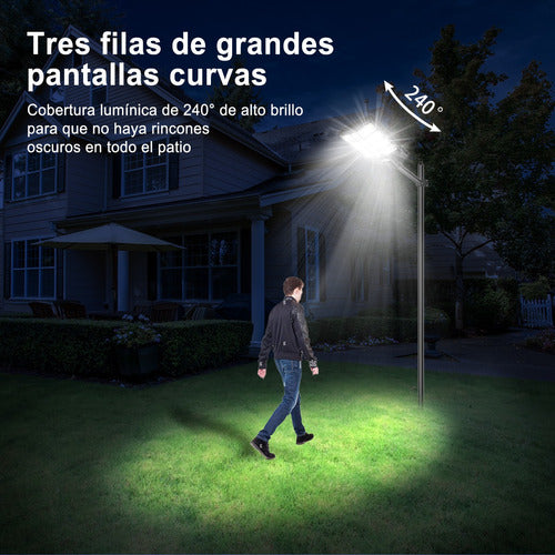 Luz Led Solar Exterior Iluminación Brillante 1800w