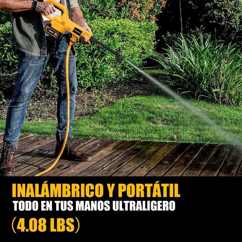 Pistola Hidrolavadora Portátil Eléctrica IRONHOOF 680 PSI - Alta Potencia y Eficiencia