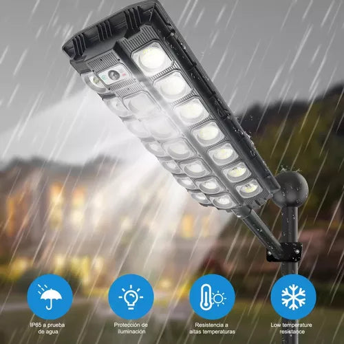 Lámpara Solar 520led 700w Exterior Suburbana Alumbrado - Metacompras