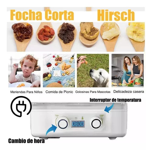 Deshidratador de Alimentos con 5 Bandejas - Secado Eficiente y Saludable - Metacompras