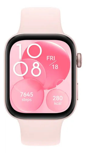 Smartwatch Huawei Watch Fit 3 Rosa Sport con Monitoreo de Salud y Ejercicio