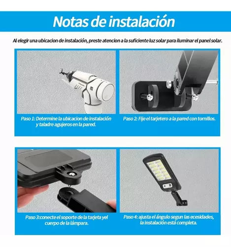 Lampara Led Solar Suburbana Exterior Luminaria - Metacompras