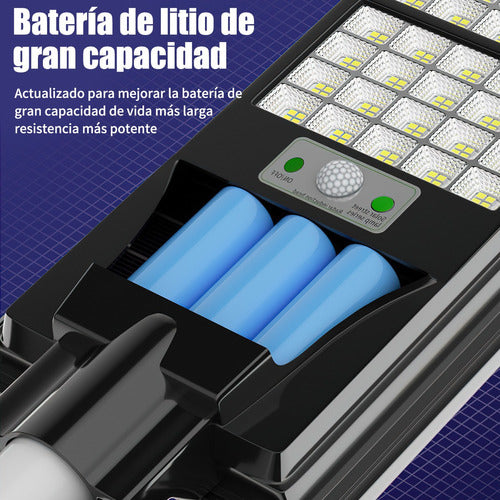 Lámpara Led Solar Luminaria Suburbana Alumbrado Publico 1200w