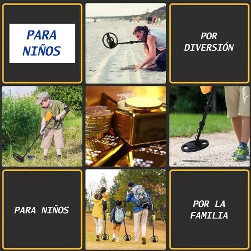 Detector De Metales Alta Precisión De búsqueda Impermeable - Metacompras