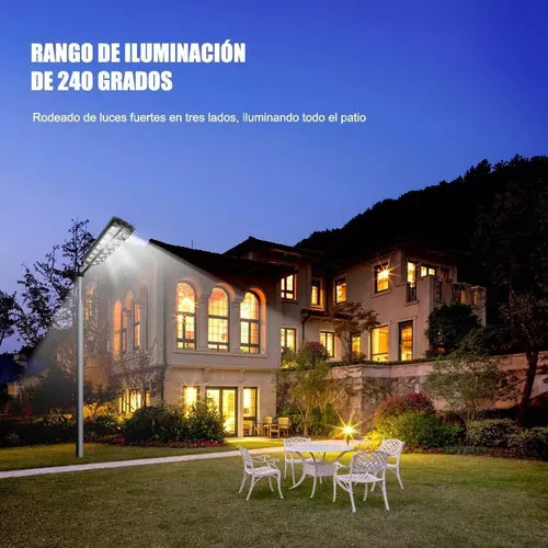 Lámpara Solar 520led 700w Exterior Suburbana Alumbrado - Metacompras