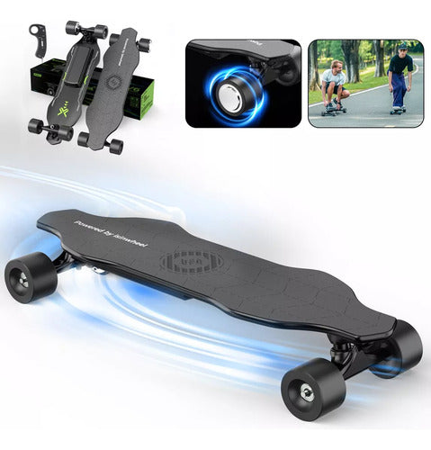 Patineta Eléctrica V6 300W con Control Remoto - Velocidad 12 mph, Alcance 10 millas
