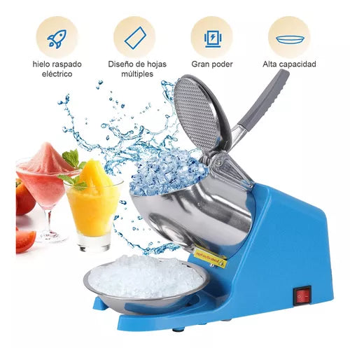 Máquina Trituradora de Hielo Profesional – Raspados Fáciles al Instante
