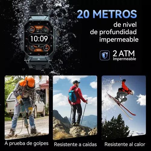 Smartwatch Cubot X1 con Pantalla AMOLED, Larga Duración y Resistencia al Agua