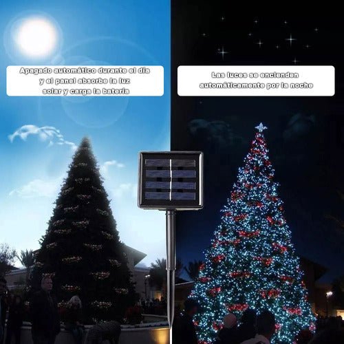 Paquete de 2 Series de Luces Solares LED de 32 metros – Iluminación Automática y Resistente al Agua - Metacompras