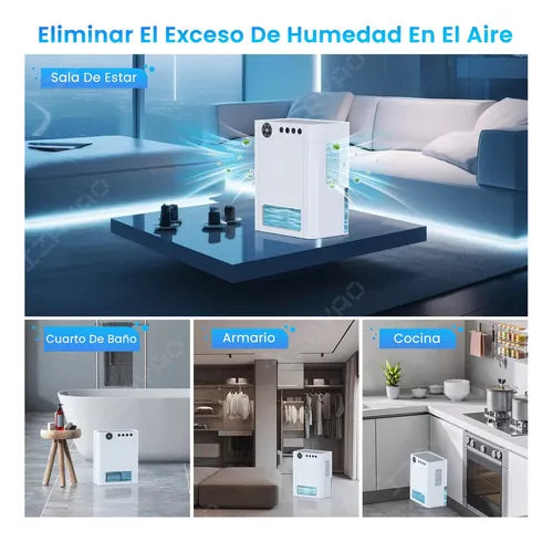 Deshumidificador Silencioso Inteligente 4500 ml para 100 m² - Eficiencia Alta