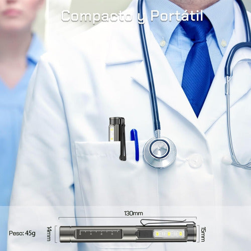 Lámpara Médica Ultravioleta Recargable 3 en 1 – Diagnóstico Preciso