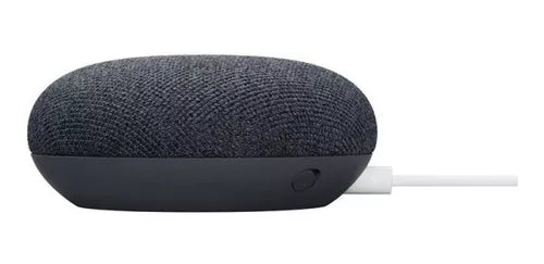 Google Nest Mini Nest Mini 2nd Gen con asistente virtual Google Assistant color charcoal 110V/220V