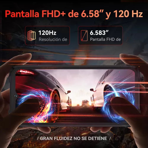 Cubot KingKong 9 - Smartphone Resistente con 12GB RAM y Doble Pantalla FHD+
